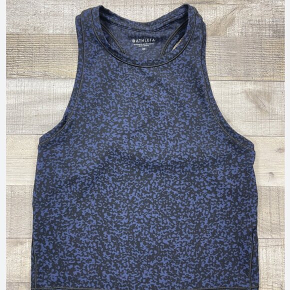 ATHLETA Shanti Crop Jacquard Tank excellent condition XS - Picture 1 of 6
